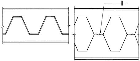 Figure 11.77 Manufacture of a castellated beam